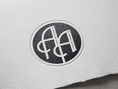 Monogram AA black branding custom lettering identity design lettering logo logo deisgn monogram typography