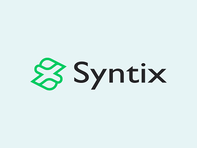 Syntix Logo | Modern Sx Or Xs Logo design lettermark lettermarks logo syntix branding syntix logo