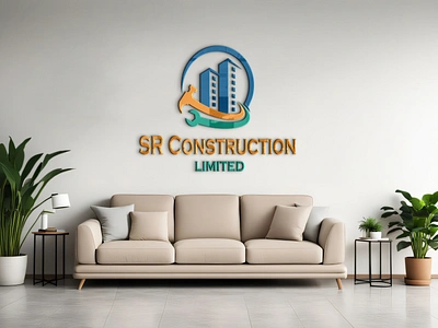 Construction Logo branding business logo graphic design logo logo design mock up