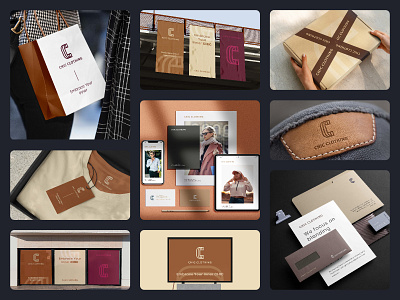 Chic Clothing Branding - Visual Identity Packaging Design apparel branding brand book brand identity branding cloth branding corporate identity design fashion branding graphic design label design logo packaging design visual identity