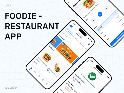 Foodie - Restaurant App Design 🍽️ app app design delivery app food app food app design restaurant app ui