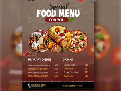 Food Menu Design design food foodmenu graphic design menu menudesign restaurant