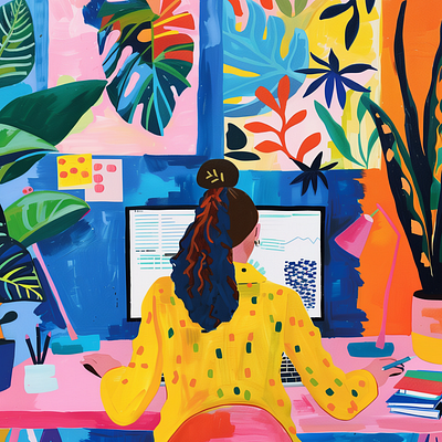 8/30 - 30 Days Ai Design Challenge ai community illustration matisse midjourney visuals