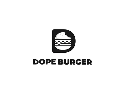 Dope Burger-Logo Design adobe branding click design design logo graphic design ilic ilicjure illustration jure jureilic logo logo design loopwash ui vector