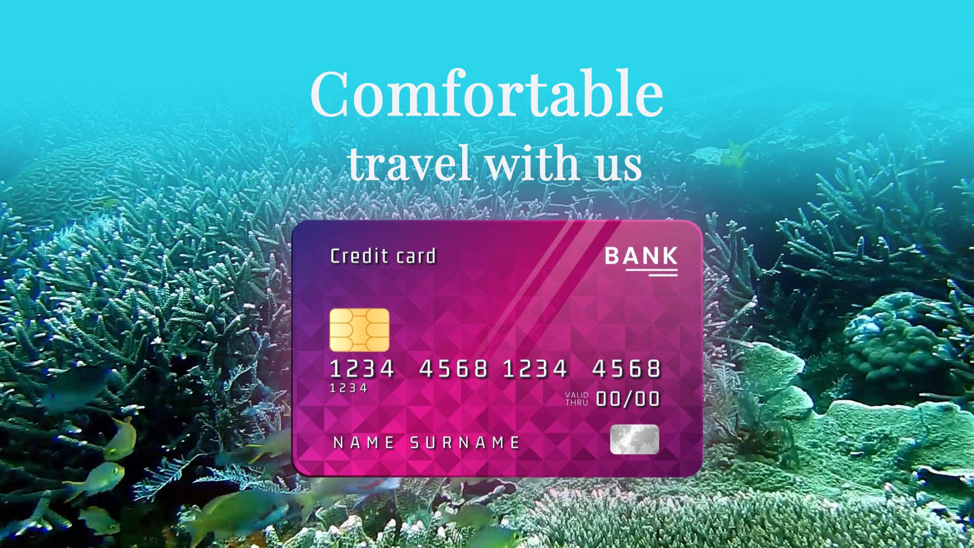 Bank card animation | Motion Design advertising animation design finance motion design motion graphics travel