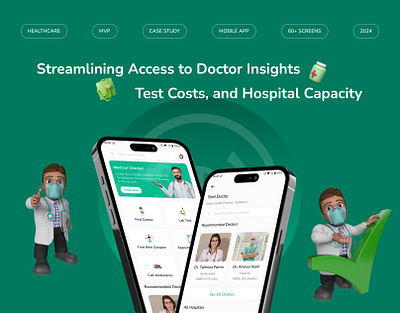 instantAID: Simplifying Healthcare Access design thinking doctorapp figma healthcareapp hospitalapp medial app patient app user centric design user research ux design