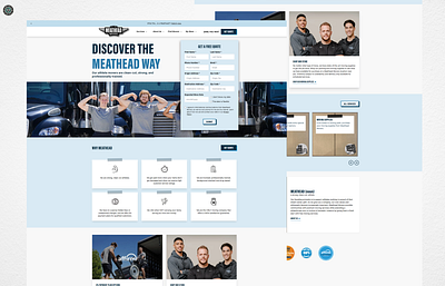 Moving Company Website Design by Rotate Digital branding graphic design ui