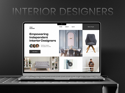 Empowering Independent Interior Designers appdesign branding interiordesign minimalui portfoliodesign ui uiuxdesign webdesign