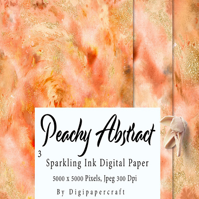 Peach Marble Paper, Marble Paper, Glitter marble, Orange Ink 3d animation logo motion graphics