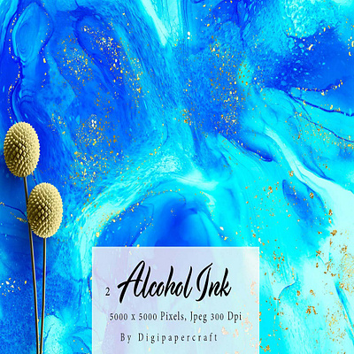 Blue Alcohol Ink, Alcohol ink paper, Watercolor ink texture animation graphic design