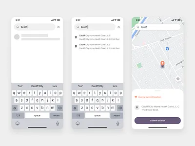 Search interaction flow app design design mobile app design product design search ui ui uiux ux design