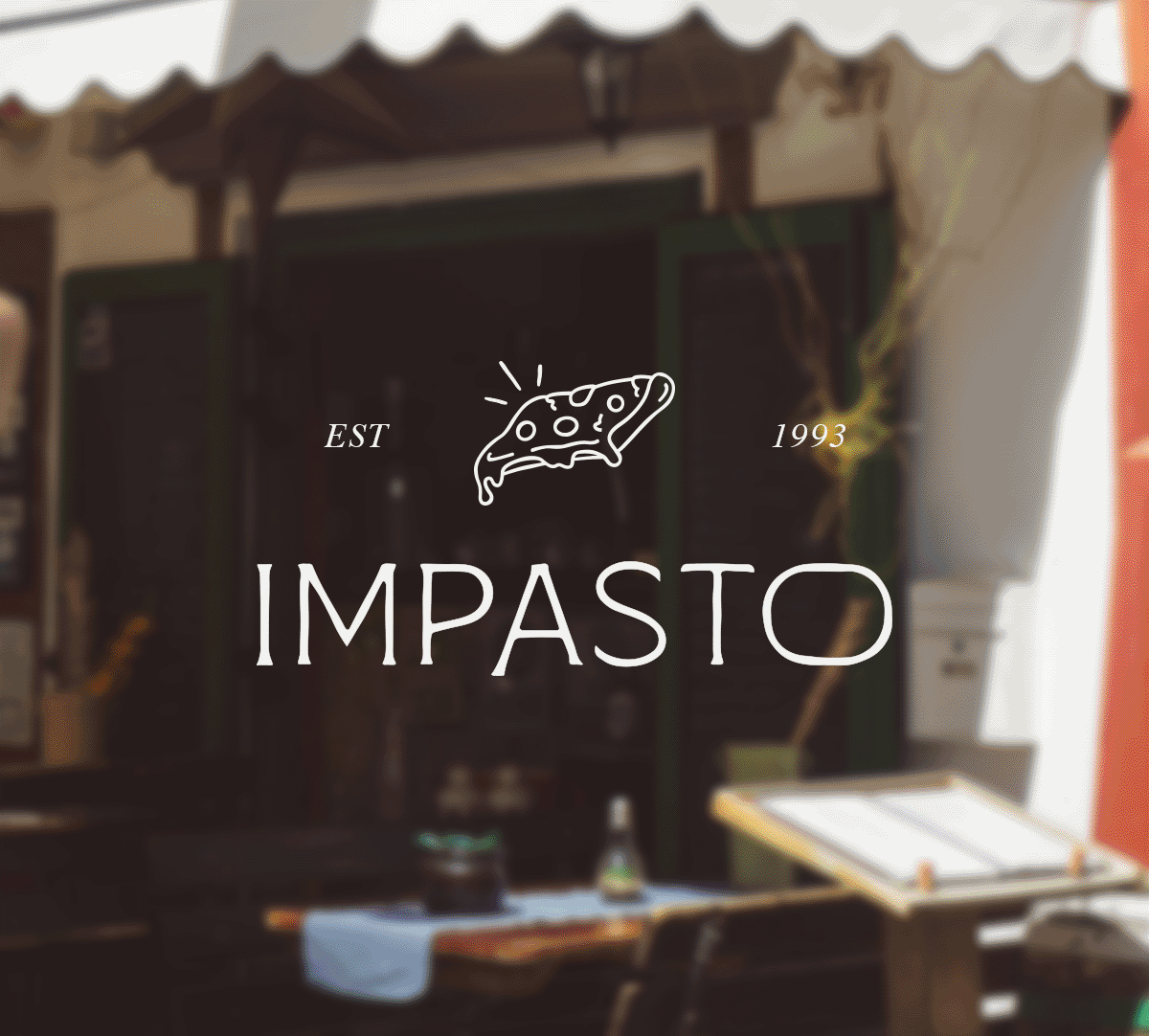 Impasto animation brand design branding food gif graphic design logo logo design pizza restaurant vector