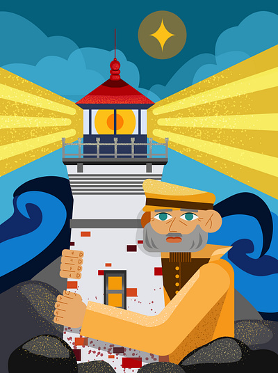 Lighthouse illustration lighthouse vector