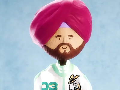 Hunarbaaz : My 3D avatar 3d design artwork avatar branding character design children art cinema4d design illustration