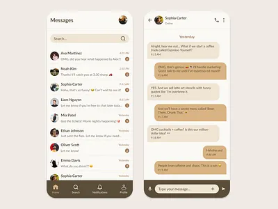 Daily UI Challenge #013 - Direct Message chat app daily ui dailyui dailyui13 dailyuidirectmessage direct message messagea app messaging app user interface