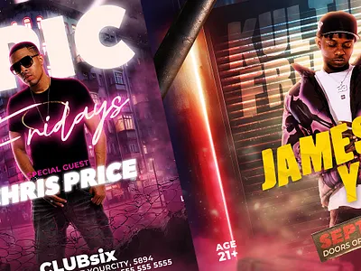 Dj Flyer Bundle party