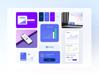 gominga rebranding & UI app branding design graphic design illustration landing page logo ui web design