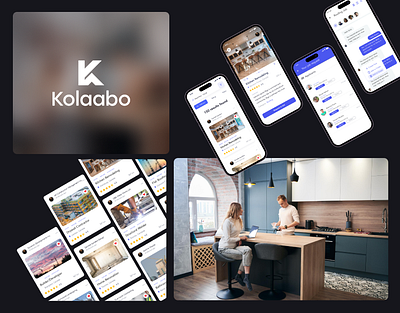 Kolaabo: The Collaboration App client to client collaboration home projects mobile app organizesmarter productivity project planning renovation simplifyworkflow task management ui user friendly design uxuidesign web app work management