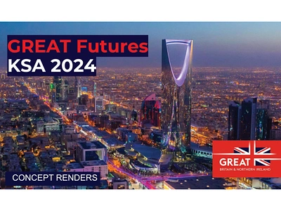 GREAT FUTURES KSA 2024 3d branding cad d5 render design event design graphic design illustration logo vectorworks