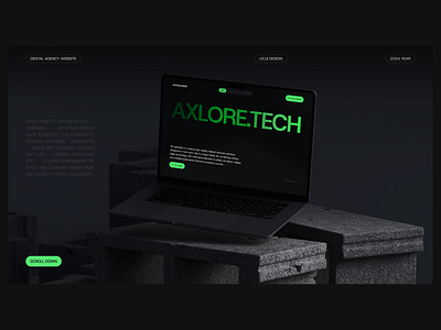 Axlore.tech Website - UI/UX adaptive design dashboard design agency it landing page mobile app ui ui design uiux ux ux design website