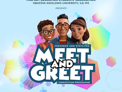 Meet and Greet graphic design