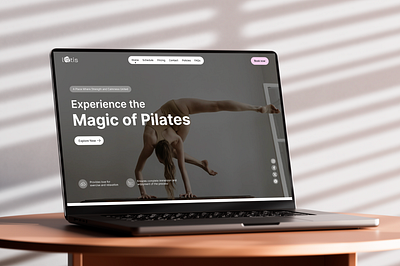 lotis - Website Of Pilates Studio ai clean design graphic design intuitive design modern layout ui ux web webdesign website