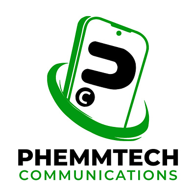 Phemmtech logo graphic design logo