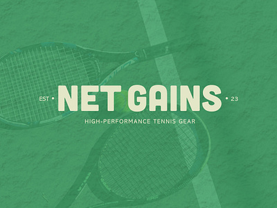 Net Gains | Logo Suite adobe illustrator adobe photoshop brand brand design brand designer brand identity design branding design graphic design illustration layout design logo logo design logo designer logo suite logo suites logos tennis brand tennis logo