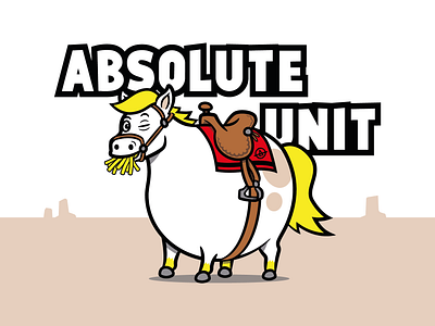 Chonky Horse // T-Shirt Design adobe illustrator illustration luke