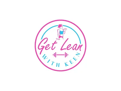 Get Lean With Keen Logo Animation 2d animation after effects animated gif animated logo animation brand identity branding fitness gif graphic design gym intro video logo logo animation logo design logo reveal mograph motion design motion graphics outro video