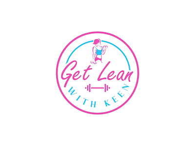 Get Lean With Keen Logo Animation 2d animation after effects animated gif animated logo animation brand identity branding fitness gif graphic design gym intro video logo logo animation logo design logo reveal mograph motion design motion graphics outro video