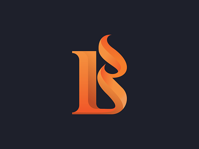 B letter Burn awesome logo b letter burning creative design dual meaning flame hot illustration inspiration logo logo ideas logo inspiration minimalist logo orange red typograpy