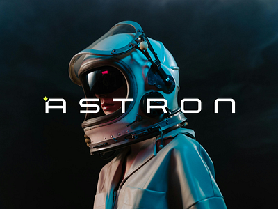 Astron ai artificial astron astronomic astronout branding character cosmic design graphic design icon illustration logo shine symbol tech technology ui vector wordmark