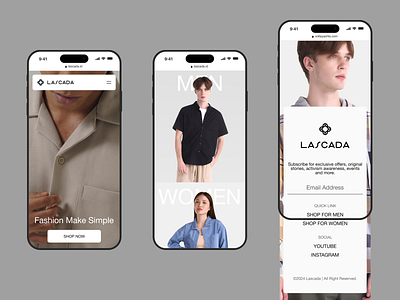 Fashion E-commerce Mobile Responsive app apparel card e commerce ecommerce fashion fashion store footer home mobile mobile design mobile responsive onlie store online store responsive design shop shopify store ui ux