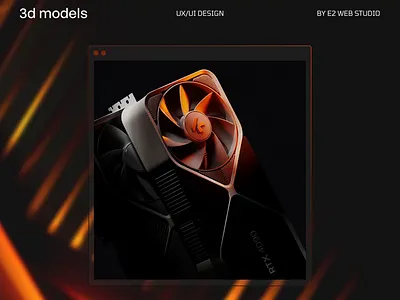 Development of 3D Renders 3d 3d render blockchain crypto crypto landing page crypto website cryptocurrency fintech startup webflow webflow website