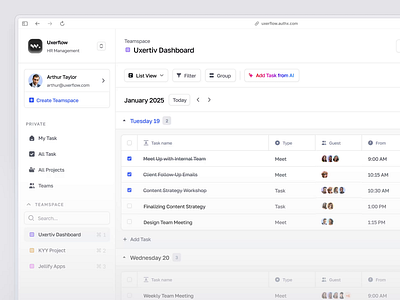 Schedio - Tasks and AI scheduling ai animation calendar dashboard design motion graphics saas schedule task ui uidesign ux uxdesign uxerflow web web app web design website