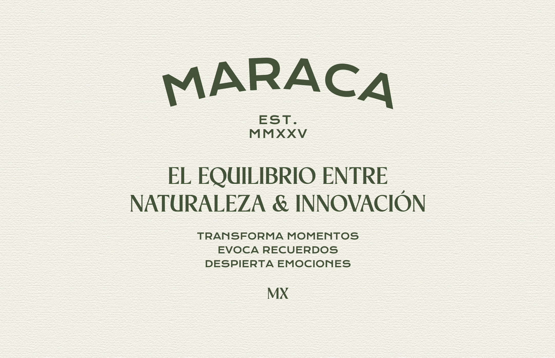 Maraca branding graphic design logo