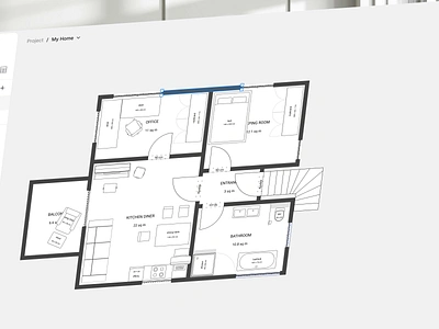 Nestify - Architectural & Interior Drawing architect architectural dashboard clean dashboard design interior interior dashboard modern ui ux