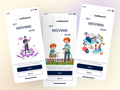 Mobile App Onboarding Screens animation application branding green healthcare app illustration illustration designer onboarding screen splash telehealth app telemedicine ui apps ui design user interface ux design virtual care visual designer visual identity web design