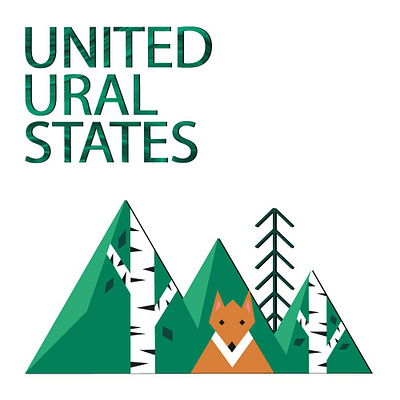 UNITED URAL STATES for BEFREE adobeillustrator befree birch brand cocreate competition designcompetition flat flatdesign flatillustration fox illustrationcompetition mountains ural vector vectorgraphics vectorillustration дизайнерскийконкурс иллюстраторскийконкурс конкурс