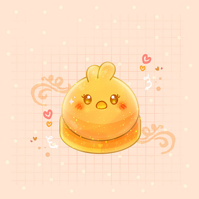 Tarta De Pollito by sailziv.v adorable adorable lovely artwork concept creative cute art design digitalart illustration ui