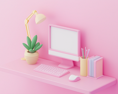 Pastel Workspace Inspiration animation branding graphic design logo motion graphics ui