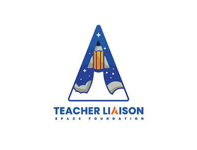 Teacher Liaison Program Branding and Collateral branded collateral branding education identity logo print space stem teachers