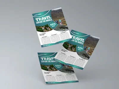 TRAVEL FLYER DESIGN branding flyer flyer design graphic design travel travel flyer design