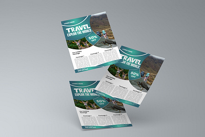 TRAVEL FLYER DESIGN branding flyer flyer design graphic design travel travel flyer design