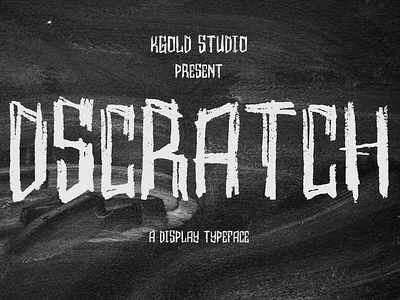 Dscratch - Display font artistic typeface authentic font bold lettering casual vibe chalk style creative typography distressed style edgy aesthetic hand drawn font handmade look raw texture rugged design rustic chalk scratch text unique design