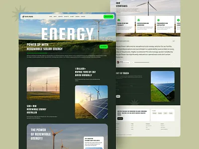 Hyype Power - Redefining Renewable Energy Home Design clean clean energy clean ui energy green energy hyype power innovation logo modern design morden renewable renewable energy solar energy solar wild sustainability ui design uiux ux research web design website design