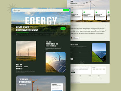 Hyype Power - Redefining Renewable Energy Home Design clean clean energy clean ui energy green energy hyype power innovation logo modern design morden renewable renewable energy solar energy solar wild sustainability ui design uiux ux research web design website design