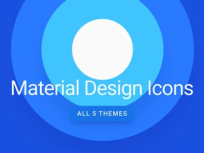 Material Design Icons Showcase 3d animation branding graphic design logo motion graphics ui