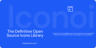 Iconoir: The Open Source Icon Library